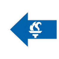 Arrow Izquierda Sticker by FUEIB