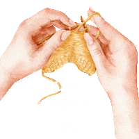 Knitting Yarn Sticker