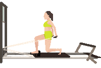 Pilates Reformer Sticker by heso