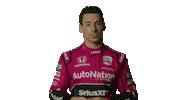 Pointing Down Simon Pagenaud Sticker by INDYCAR