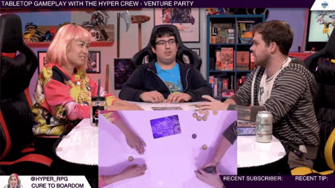 Card Game Reaction GIF by Hyper RPG