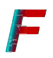 Glitch Alphabet Sticker by #BASILIO