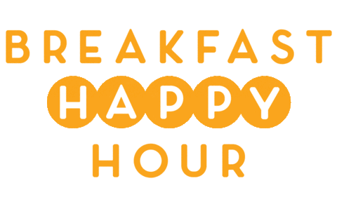 Happy Hour Breakfast Sticker by morningsqueeze