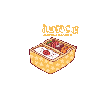 Hungry Bento Box Sticker by 360 Tour Toronto