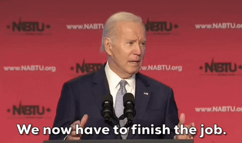 Joe Biden Finish The Job GIF by GIPHY News