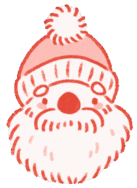 Santa Claus Christmas Sticker by Anne