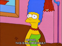 scolding marge simpson GIF