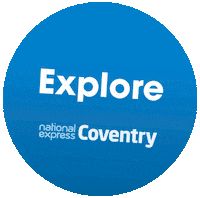 Explore West Midlands Sticker by National Express Coventry