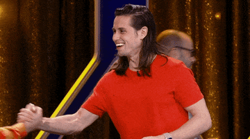 tbsnetwork happy excited hug handshake GIF