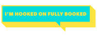 nikihutchison marketing fully booked niki hutchison hooked on fully booked Sticker