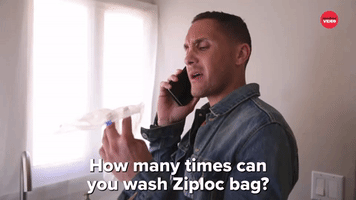 Washing A Ziploc Bag