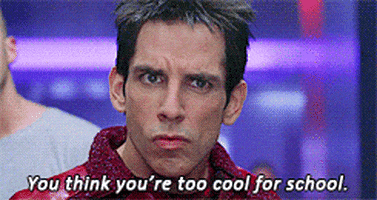 ben stiller look at hansel's perfect hair though of course he's too cool for school GIF
