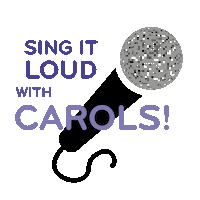 Merry Christmas Singing Sticker by Vision Australia's Carols by Candlelight