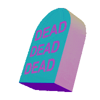 Themaxirule sad dead death kill Sticker