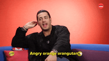 Angry Orange Orangutan