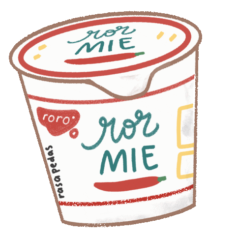Cup Noodle Popmie Sticker