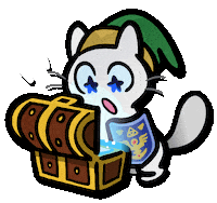 Gold Wow Sticker by Créu Cat