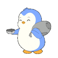 Penguin Begging Sticker by Pudgy Penguins