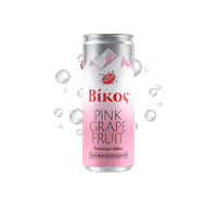 Pink Grapefruit Sticker by Vikos Water