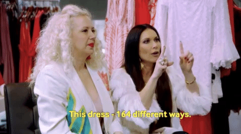 real housewives fashion GIF by leeannelocken