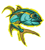 Beer Fish Sticker by Put Me Outside