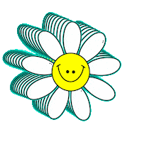 nikkidoodles457 smile retro flower floral Sticker