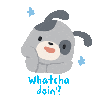 happy dog Sticker by Cubcoats