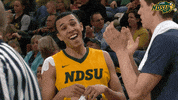 bison bench GIF by NDSU Athletics