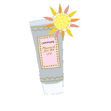 Sun Sunscreen Sticker by CANMAKE TOKYO