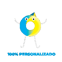 100 Sticker by Órbita Studios