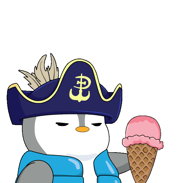 Ice Cream Summer Sticker by Pudgy Penguins