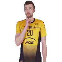 Volleyball Think Sticker by PGE Skra Bełchatów
