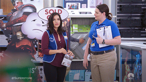 cloud 9 dina fox GIF by Superstore