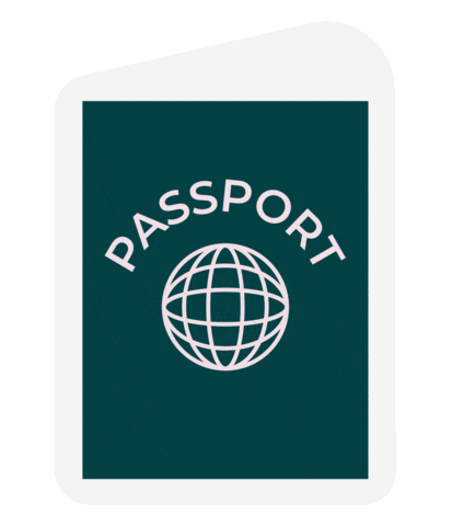Passport Rec2Rec Sticker by Collette Buttress