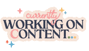 Pink Create Sticker