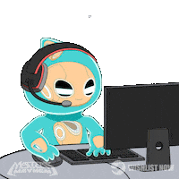 Coding Work From Home Sticker by Masters of Mayhem