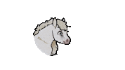 raisinglittleluna raising cute horse littleluna raisinglittleluna Sticker