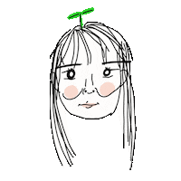 Art Girl Sticker