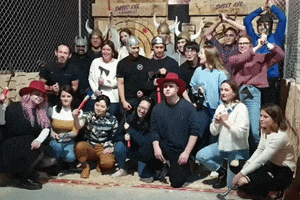 Squad Viking GIF by Sweet Axe Throwing Co.