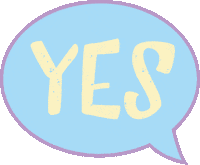 sign yes Sticker by ANA MARIA SAAD