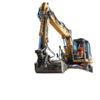 cellerebauag construction bagger tiefbau strassenbau Sticker