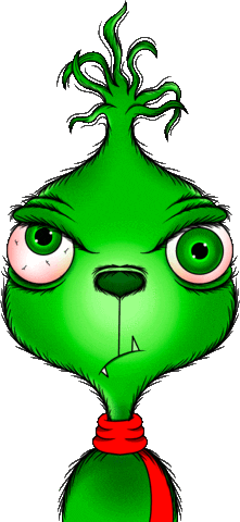 The Grinch Art Sticker by RARO