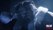 David Harbour Ponytail GIF by Violent Night