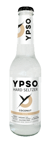 ypso_hardseltzer drink cheers wine vegan Sticker