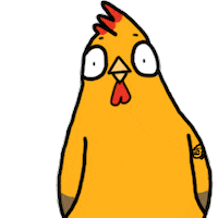 Chicken What Sticker