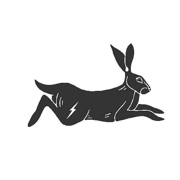 thejaderabbitparlor hair rabbit barber charlotte Sticker