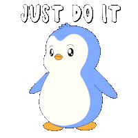 Do It Yes Sticker by Pudgy Penguins