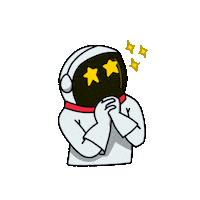 Sticker Wow Sticker by NASA
