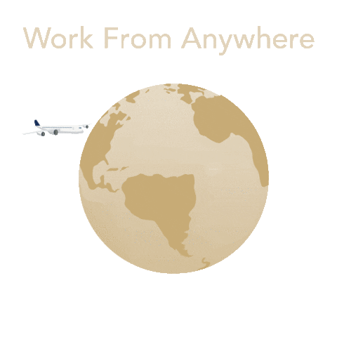 Flying Home Office Sticker by The Executive Centre