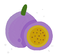 Passion Fruit Sticker by wearhuha
